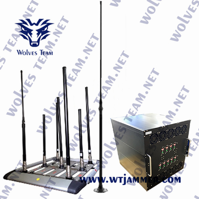 500 미터 휴대용 폭탄 방해기 알루미늄 합금 케이싱 2G 3G 4G 5G 500W