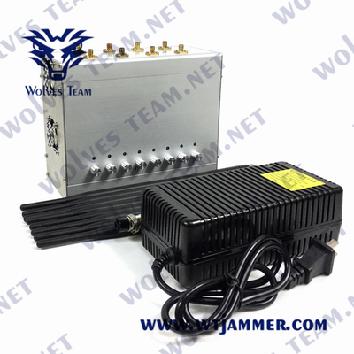 CDMA GSM Lojack 신호 방해기 UHF VHF 2G 3G 4G 5G 80W 240VAC