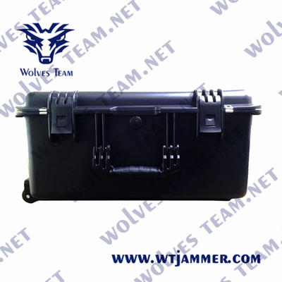GSM WIFI 휴대용 신호 방해기 GPS VHF UHF 3G 4G 5G 12 밴드 1200W