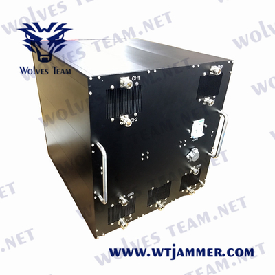CDMA GSM 무선 신호 방해기 1000W 3G 4G 5G 자동차 폭탄 IED 군