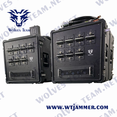500W GSM 폭탄 신호 방해기 24V CDMA는 EOD를 위한 수동으로 통제를 전환합니다