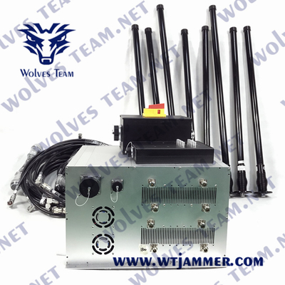 AC240V IED 폭탄 방해기 CDMA GSM 3G 4G 5G GPS 8 밴드 5dBi