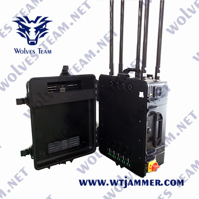 300W Lte 군 신호 방해기 8 수로 2G 3G 4G 5G GSM CDMA 반대로 테러
