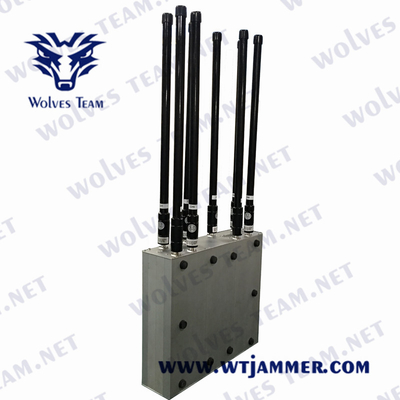 CDMA GSM 휴대전화 방해기 DCS 3G 4G 5G 240VAC 100m Lojack