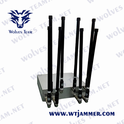 CDMA GSM 휴대전화 방해기 DCS 3G 4G 5G 240VAC 100m Lojack