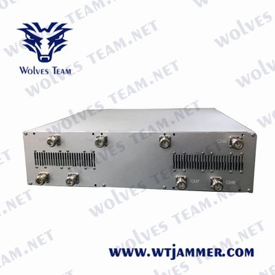 CDMA GSM 휴대전화 방해기 DCS 3G 4G 5G 240VAC 100m Lojack