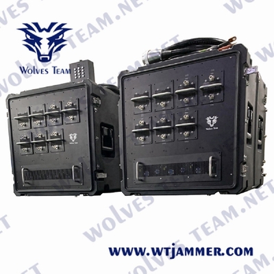 GSM LTE 블루투스 신호 전파 교란기 와이파이 WLAN 와이맥스 GPS VHF UHF 500W DC27V