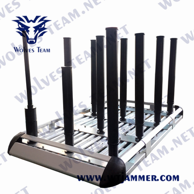 1000 와트 차량 신호 전파 교란기 VHF UHF GSM 와이파이 GPS 3G 4G 5G 960MHz