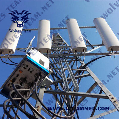 600w 신호 전파 교란기 군 2g 3g 4g 와이파이 Vhf Uhf는 주파수를 특화합니다