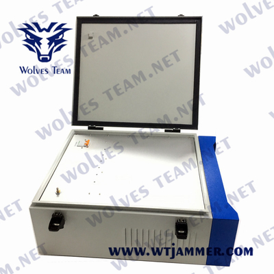 600w 신호 전파 교란기 군 2g 3g 4g 와이파이 Vhf Uhf는 주파수를 특화합니다
