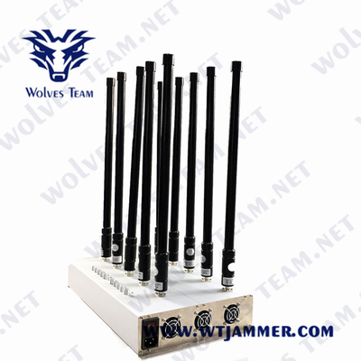 조정가능한 힘 다중대역 신호 방해기 CDMA GSM PCS 3G GPS DC5V