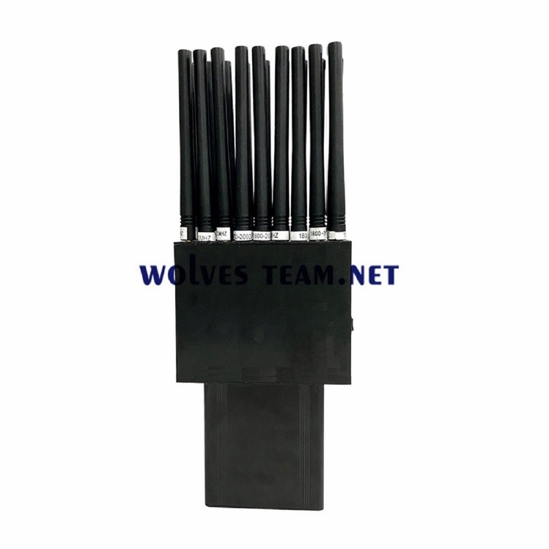 GPS RF315 / 433MHz 와이파이 UHF VHF 무선 신호 전파 교란기 18 안테나 2G 3G 4G 5G