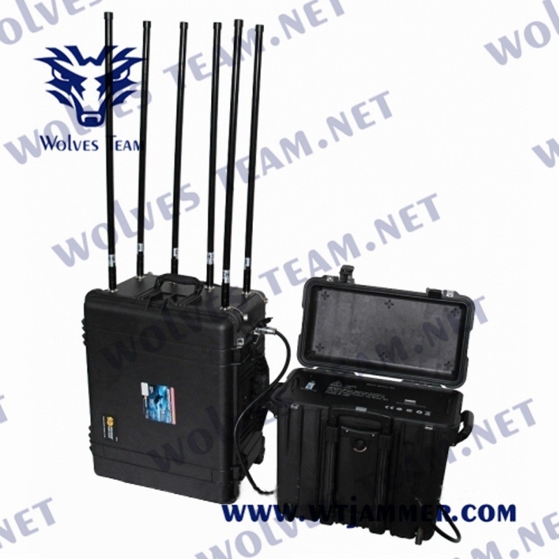 4 대역 드론 GPS 신호 방해기 RF 800/900 Mhz 3000 미터 와이파이2.4g/5.8g