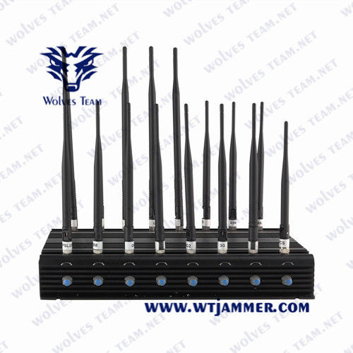 다중 대역 14 채널  셀 방식 휴대폰 신호 전파 교란기 와이파이 블로커 UHF VHF 3G 4G 5G 전화기 신호 전파 교란기