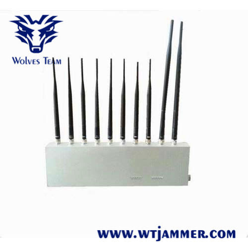 10명의 밴드 방해기 16 와트 3G 4G GPS 와이파이 LoJack VHF UHF 신호