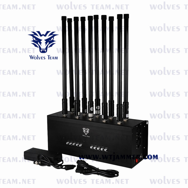 GSM 3G 4G LTE 5G 50m 휴대폰 전파 교란기 로작 VHF UHF