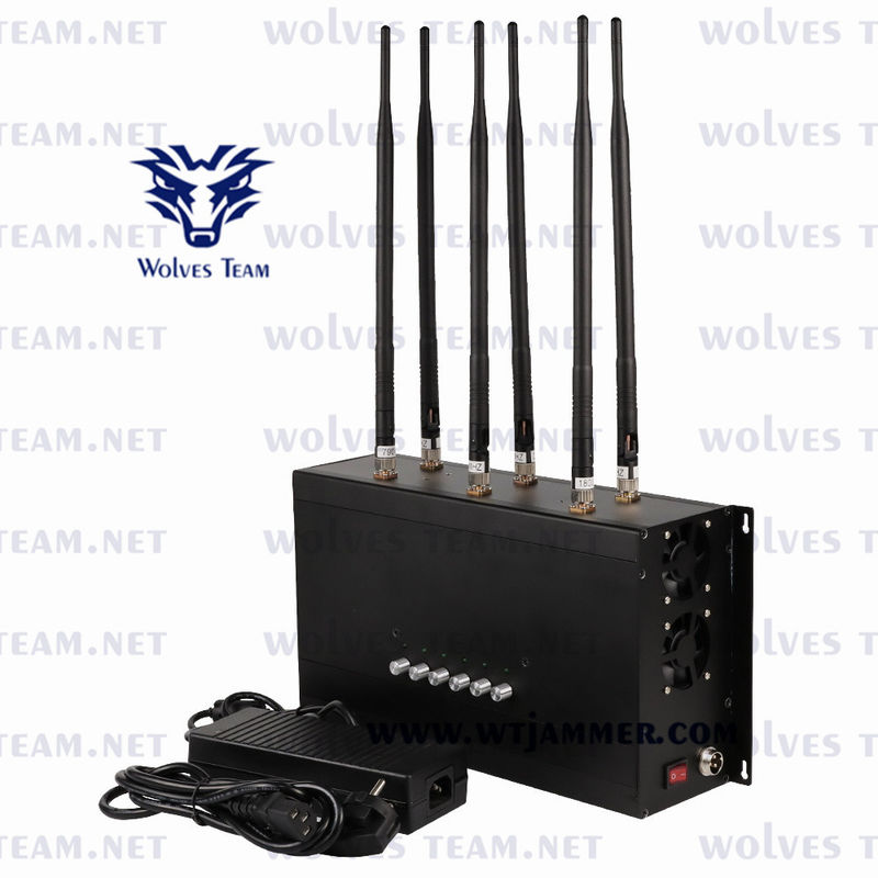 GSM CDMA DCS PCS 35W 휴대전화 신호 방해기 3G 4G LTE 4G WIMAX
