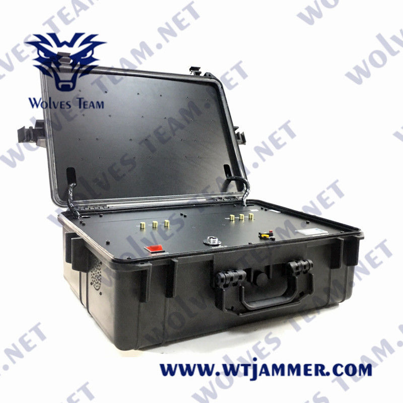 합성되는 휴대용 RF GPS WIFI 5.8G UAV 무인비행기 방해기 2500m PLL