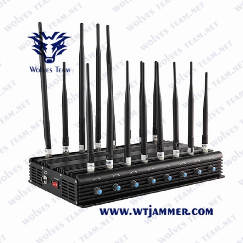 원격 제어 3G 4G 5G GSM Lojack 휴대폰 방해기 AC100-240V 35W