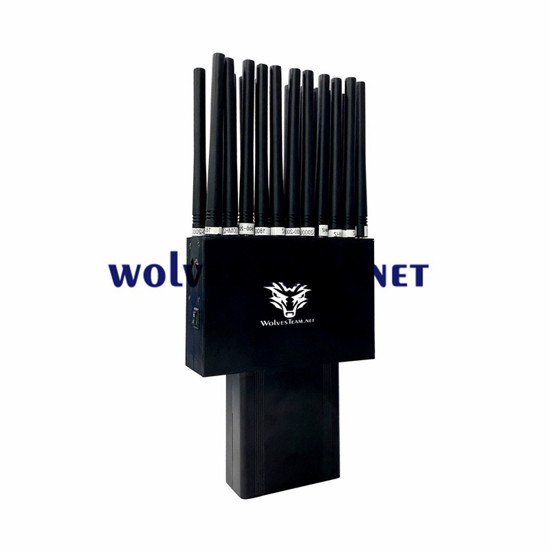 868MHz 실내 3G 4G 5G 신호 전파 교란기 GPS L1 L2 L5 로작 와이파이 GPS 무선주파수 22 밴드