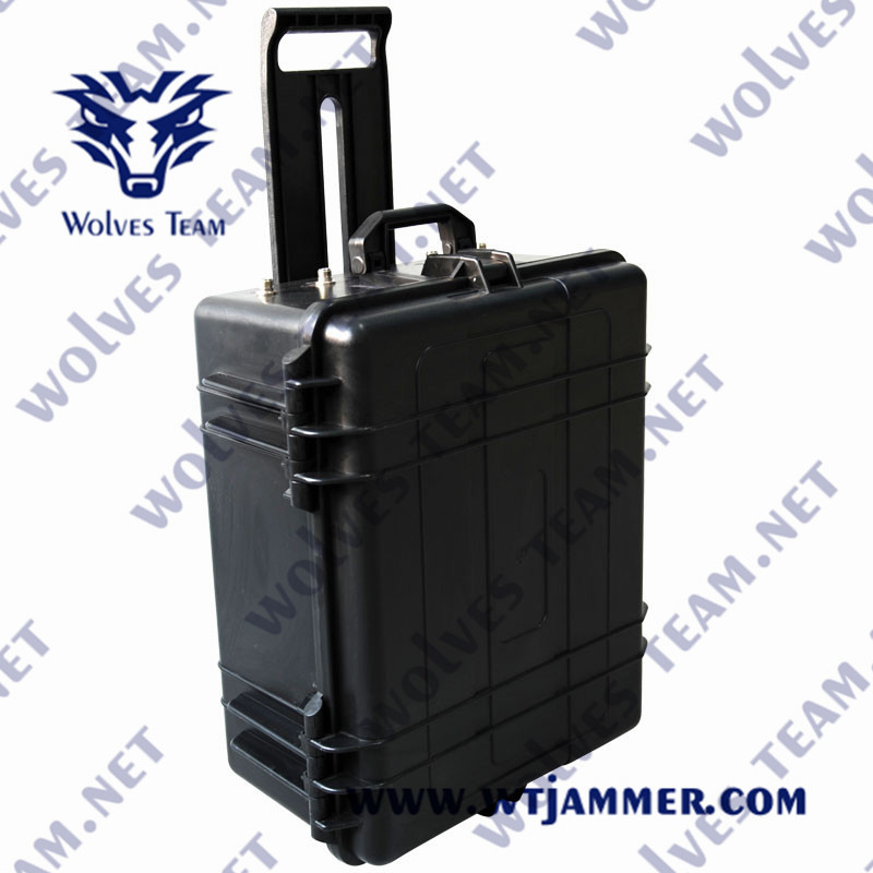 PCS DCS 300m 폭탄 신호 방해기 3G 4G GPS WiFi 8 채널 CDMA GSM