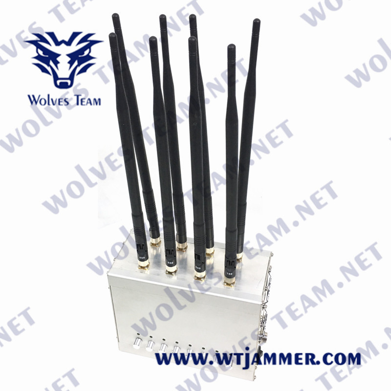 CDMA GSM Lojack 신호 방해기 UHF VHF 2G 3G 4G 5G 80W 240VAC
