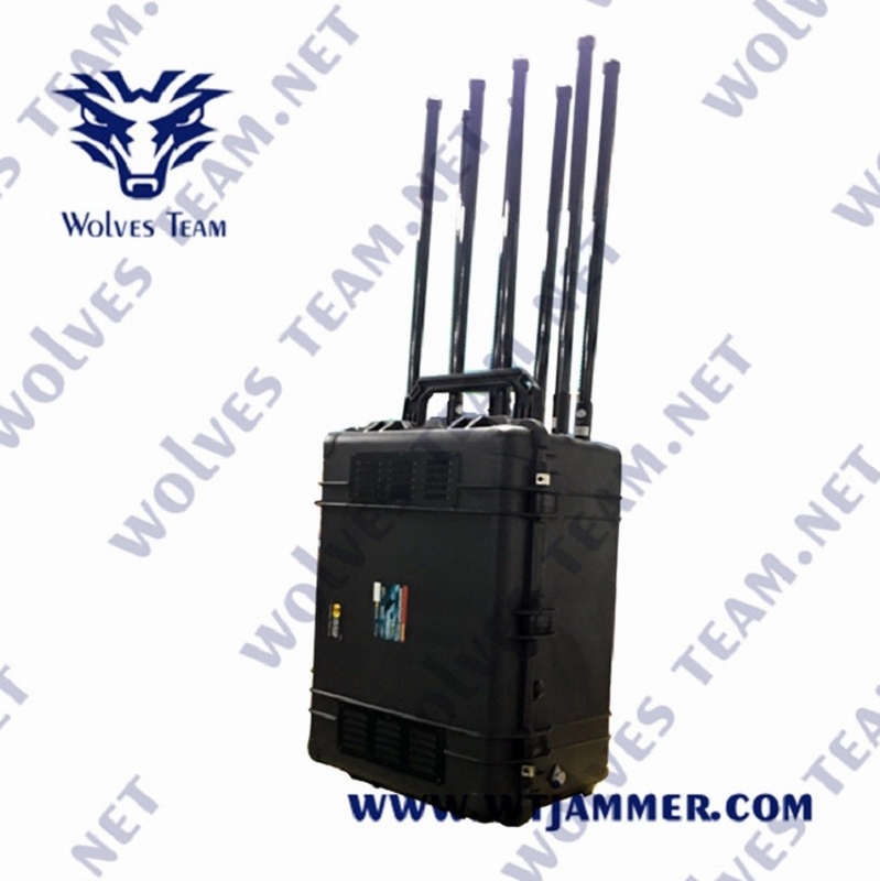 300W Lte 군 신호 방해기 8 수로 2G 3G 4G 5G GSM CDMA 반대로 테러