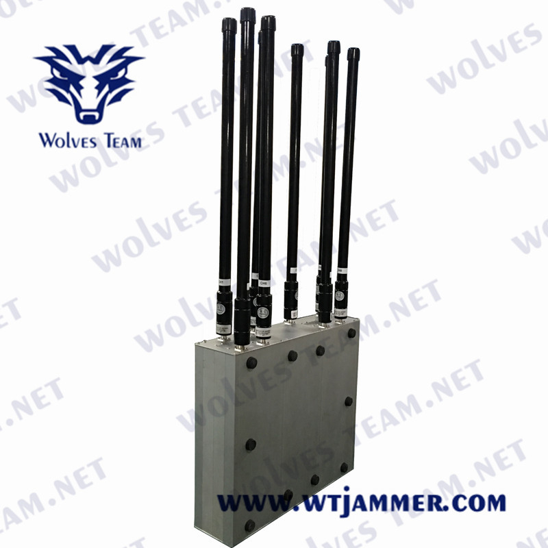 CDMA GSM 휴대전화 방해기 DCS 3G 4G 5G 240VAC 100m Lojack