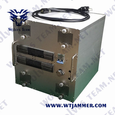 셀룰러 2g/3g/4g/5g/Wifi 2.4g/GPS 고전력 신호 방해기 군용 전방향 안테나 1000미터 범위