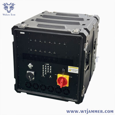 20-6000Mhz 차량에 장착된 고전력 무선 주파수 신호 방해기