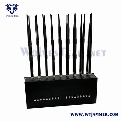 18 Antennas High-Power Full-Band Jammer Blocks 2G 3G 4G 5G WiFi GPS & Drone Signals