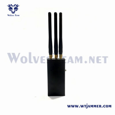 3채널 6W 휴대용 2G/3G/4G 셀룰러 신호 방해기