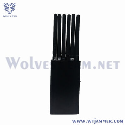 12채널 24W 휴대용 2G/3G/4G/5G/WiFi/GPS/BT 휴대용 방해기