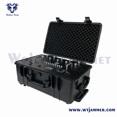 16 Channels 200W Portable High Power Signal Jammer for Large Space & Temporary Security