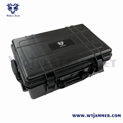 11 Channels 130W Wheeled Luggage Multi Frequency Signal Blocker for Campus Area Management