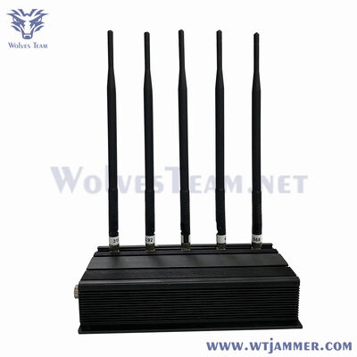 14 채널 300W 풀 밴드 데스크톱 신호 방해기 2G / 3G / 4G / 5G / WiFi / 드론