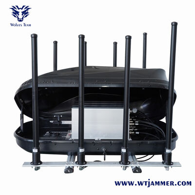 DDS 풀 밴드 워키-토키 테트라 800W 차량 GPS 방해기 1000m