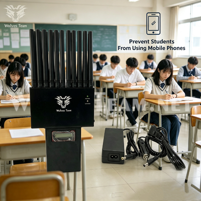 LED 디스플레이 차세대 휴대용 신호 차단기, 넓은 차폐 범위, 교실에서 학생 휴대폰 차단 및 시험 부정행위 방지
