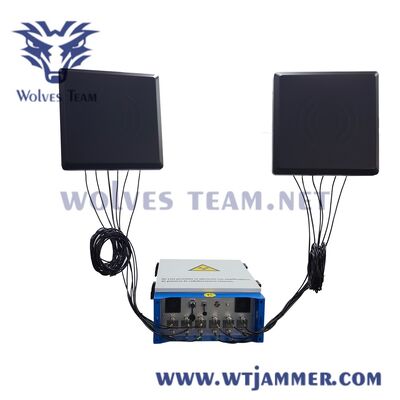 240W 12밴드 실외 방수 GSM 휴대폰 신호 재머 화학 공장 반원격 트리거 보안