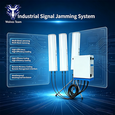 600W 14 대역 IP65 방수 외부 신호 방해기 CDMA GSM DCS PCS 3G 4G LTE WiMAX WiFi GPS 600m 범위