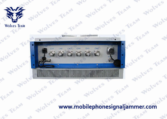 전체 주파수 25 - 6000MHz 800W DDS 야외 신호 방해기
