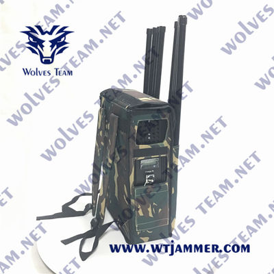휴대용 VIP 보호 UAV 안티 드론 제이머 600W