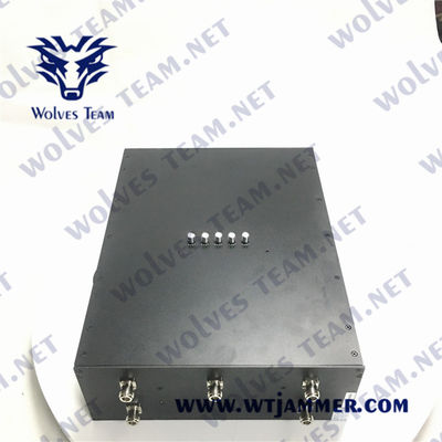 군사 RF 신호 배낭 방해기 GSM 3G 4G 80w LCD 디스플레이