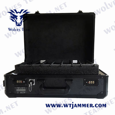 8채널 CDMA 120W 휴대전화 신호 방해기 5dBi 안테나