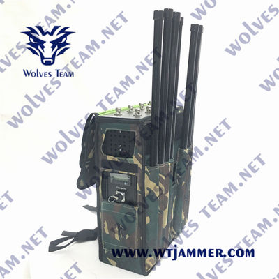 5.8G 와이파이 RF 배낭 신호 방해기 90W GSM DCS 테러 방지