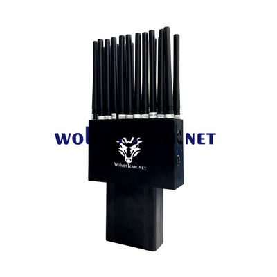 22 대역 22W RF 신호 방해기 휴대 전화 GSM 3G 4G 5G 와이파이 GPS 로커