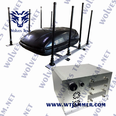 GSM PCS 차량 신호 방해기 3G 4G 5G WIFI GPS VHF UHF 500W CDMA