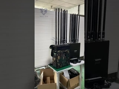 6채널 160W GPS 와이파이 5.8g 배낭 방해기 최대 2000m 드론 신호 방해기
