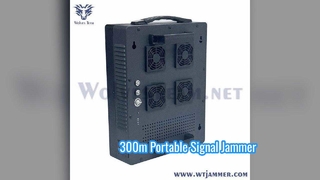 100~300미터 180W 고성능 6채널 실외 휴대용 숨겨진 신호 억제기 유효