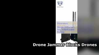 드론 방해기 600W 고성능 신호 차단기